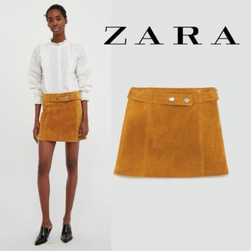 Zara Women's Suede Skirt